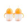 Munchkin 2-Pack Click Lock Tip & Sip Cups | 207 mL | Orange view 1
