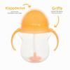 Munchkin 2-Pack Click Lock Tip & Sip Cups | 207 mL | Orange view 3