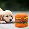 BEBIKR Plush Hamburger Chew Toy for Small Dogs view 4