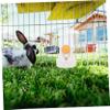 ORFOFE Automatic Pet Feeder with Food Level Monitoring, PP, Easy Installation for Cats and Puppies in Pet Cages view 3
