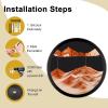 LKQTNDA 3D Rotating Sand Art Wall Decor, 7 in/18 cm view 3