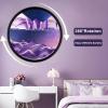 Rotating 3D Moving Sand Art Wall Decor, Natural Landscape, 11.4 in/29 cm view 2