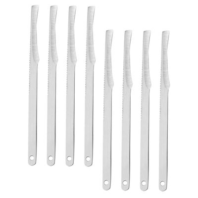 8 Stainless Steel Foot Scrapers for Hands and Feet