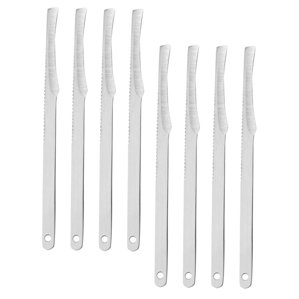 8 Stainless Steel Foot Scrapers for Hands and Feet
