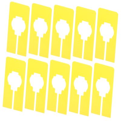 Parliky 10-Pack Yellow Plastic Closet Size Dividers