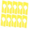 Parliky 10-Pack Yellow Plastic Closet Size Dividers view 1