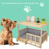 Golden Retriever & Teddy Wooden Pet Nightstand with Cotton Pad view 3