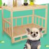 Golden Retriever & Teddy Wooden Pet Nightstand with Cotton Pad view 4
