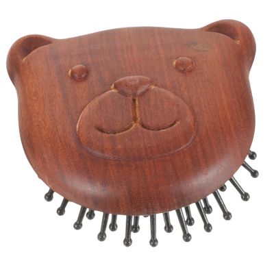 Sandalwood Scalp Massage Comb for Hair Washing