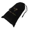 Fn Drawstring Hair Dryer Bag, Linen, Black view 1