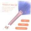Makeup Brushes with Blue Crystal Handles, Portable view 2
