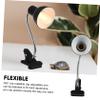Adjustable Reptile Basking Lamp Holder with Clamp, E27, Black ABS view 3
