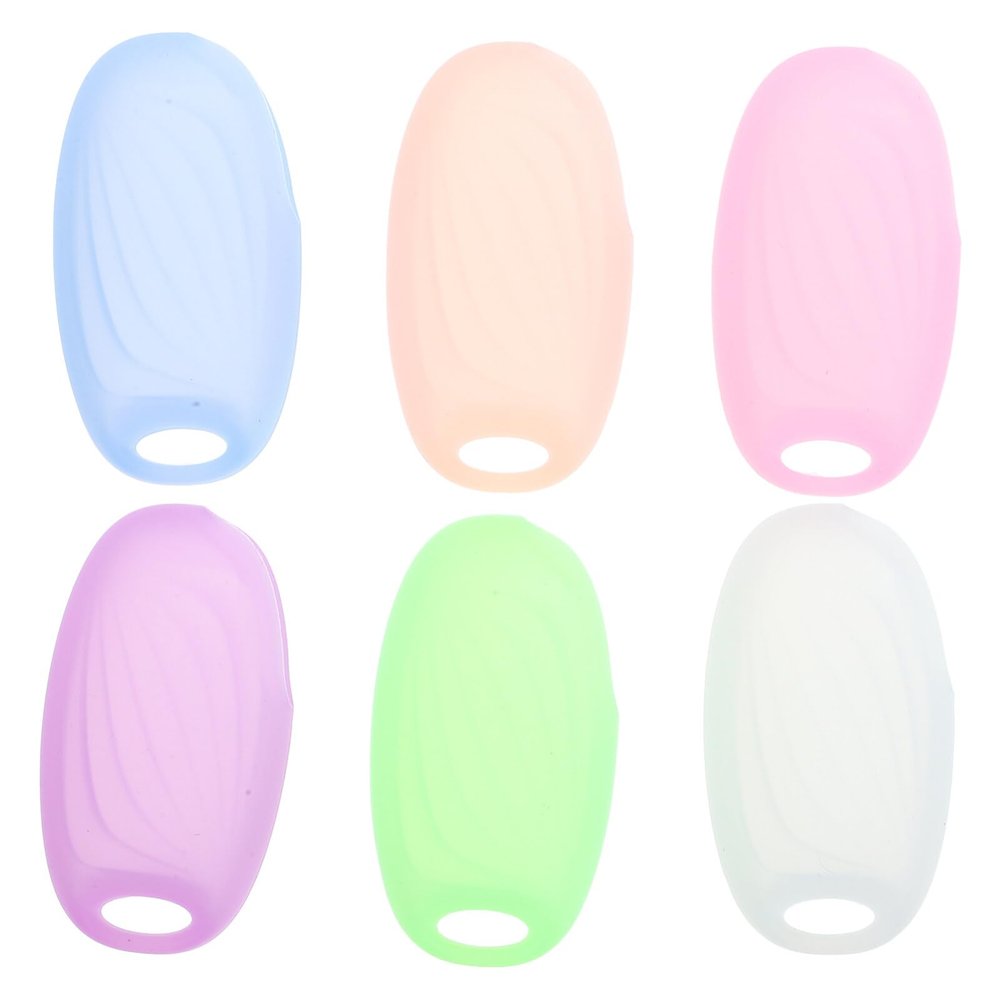 Beavorty Silicone Travel Toothbrush Caps, 6-Piece