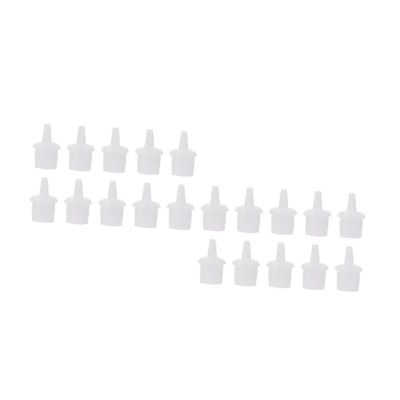 WOONEKY 60-Piece PP Caps for Eyelash Extension Adhesive Bottles