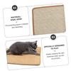 WOONEKY Cat Scratching Mat view 4