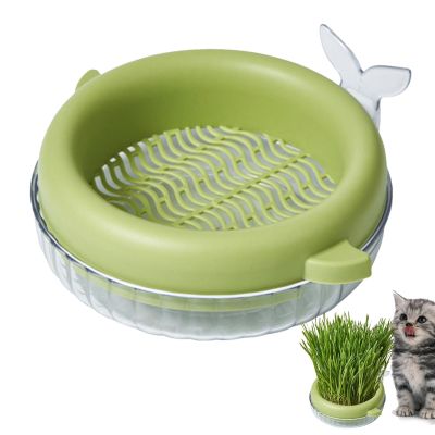 Tuxxjzm Hydroponic Cat Grass Planter