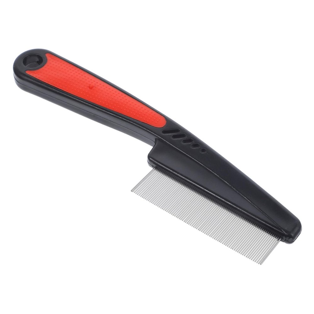 Portable Stainless Steel Fine-Tooth Comb for Girls and Adults