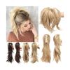 Claw-Clip Ponytail Extension, Wavy Synthetic Hair, Flexible Metal, 12 in view 1