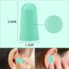 60 Pairs Soft Green Foam Earplugs for Sleeping, Noise Protection, 38 dB SNR view 2
