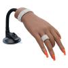 Silicone Practice Hand for Nail Manicure Training with S-Shaped Stand, No. 4 Right view 3