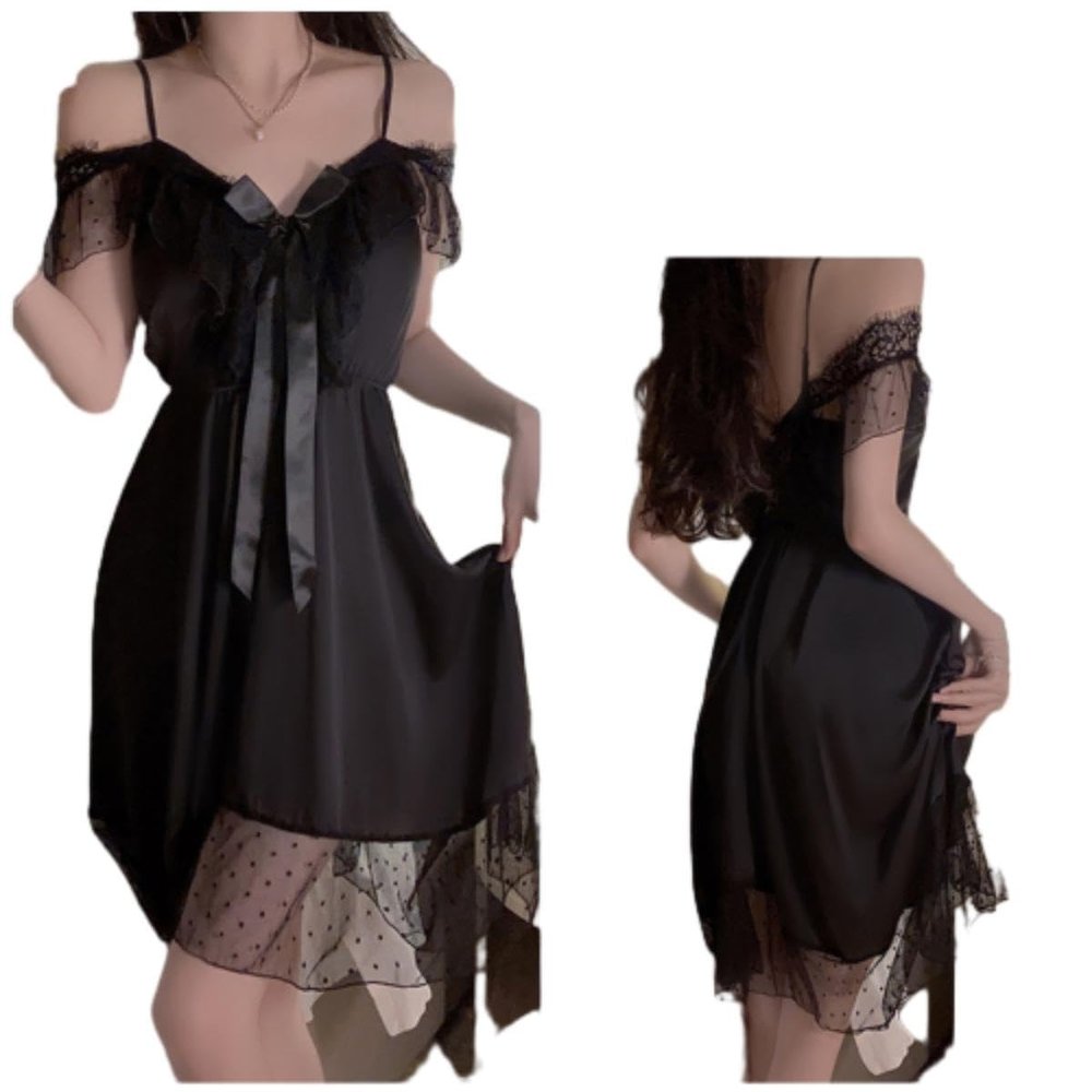 NITRY Women's Sling Sexy Outfit D-Black2 XL