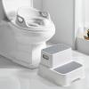 DEANIC Kids' Toilet Seat with Step Stool and 2-Step Ladder, Gray view 1