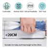 Odot Fitted Sheet for Baby Crib Mattress, Green, 120 x 60 cm view 3