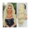 66 cm Long Wavy Synthetic Drawstring Clip-In Ponytail Extension view 1
