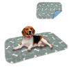 Eastlion Washable Reusable Puppy Training Pad, Non-Slip, Absorbent, 90 x 80 cm, 1 Count, Light Gray view 1
