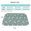 Eastlion Washable Reusable Puppy Training Pad, Non-Slip, Absorbent, 90 x 80 cm, 1 Count, Light Gray view 2