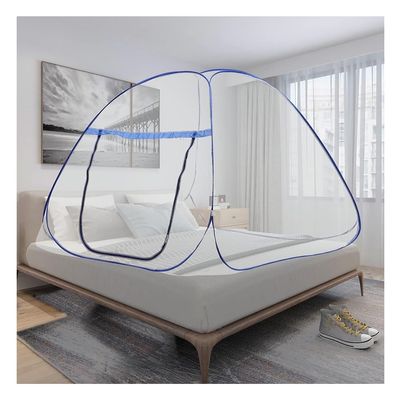 YYLDPFDC Portable Pop-Up Mosquito Net for Bed, 1.8 × 2.0 m