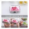 Heart-Shaped Pill Organizer with 2 Compartments view 4