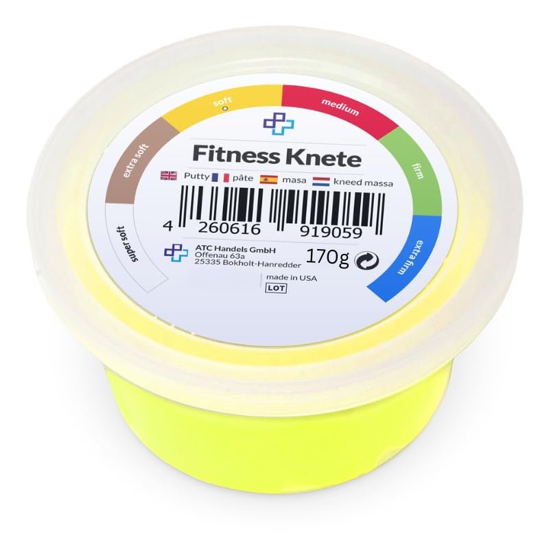 ATC Handels GmbH Therastar Exercise Putty 170 g, Yellow, Soft