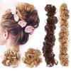 Messy Bun Hair Extension, Wavy Donut Chignon view 2