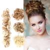 Messy Bun Hair Extension, Wavy Donut Chignon view 3