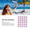 Detection Stickers, 150 Count, Sunscreen Stickers, Round, Color-Changing Outdoor Stickers view 3