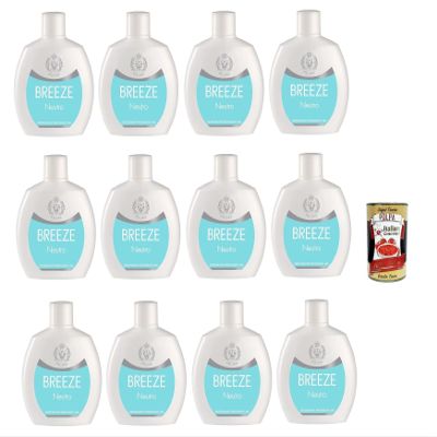 Italian Gourmet Neutral Deodorant Squeeze, Gas- & Aluminum-Free, 12 x 100 mL