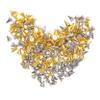AUTSUPPL 200 Metal Nail Charms for Women, Decorative Manicure Ornaments, Easy to Apply, Versatile for DIY Crafts view 1
