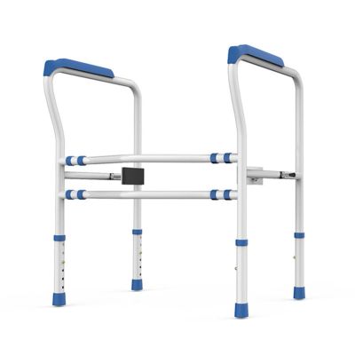 Freestanding Toilet Safety Rail with Armrests