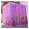 Double-Layer Bed Canopy, Princess-Style Bed Curtain with Holder, Wind- and Dust-Resistant, Floor-Length, A9, 120 x 200 x 200 cm view 1