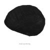 Black Women’s Wig with Center-Parted Bangs, Medium-Length Straight Shoulder-Length Hair view 4