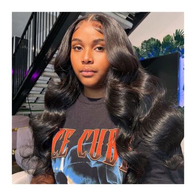 30 32 34-Inch Body Wave Lace Wigs for Women, Human Hair 4x4 5x5 Lace Closure Wig, 13x4 13x6 Lace Frontal Wig, Deep Wave Frontal Wig (Color: 13x4 HD Lace Wig, Size: 8 Inches)