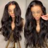 30 32 34-Inch Body Wave Lace Wigs for Women, Human Hair 4x4 5x5 Lace Closure Wig, 13x4 13x6 Lace Frontal Wig, Deep Wave Frontal Wig (Color: 13x4 HD Lace Wig, Size: 8 Inches) view 3