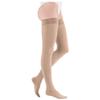 medi mediven comfort Thigh-High Compression Stockings | CCL 1 | Size VII | Beige | Closed Toe | Short | Dotted Grip Band | Comfort Sole & Lanolin view 1
