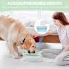 Heouvo No-Spill Dog Water Bowl, Nearly 2.5 L, Leakproof Slow-Drink Bowl view 3