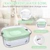 Heouvo No-Spill Dog Water Bowl, Nearly 2.5 L, Leakproof Slow-Drink Bowl view 4