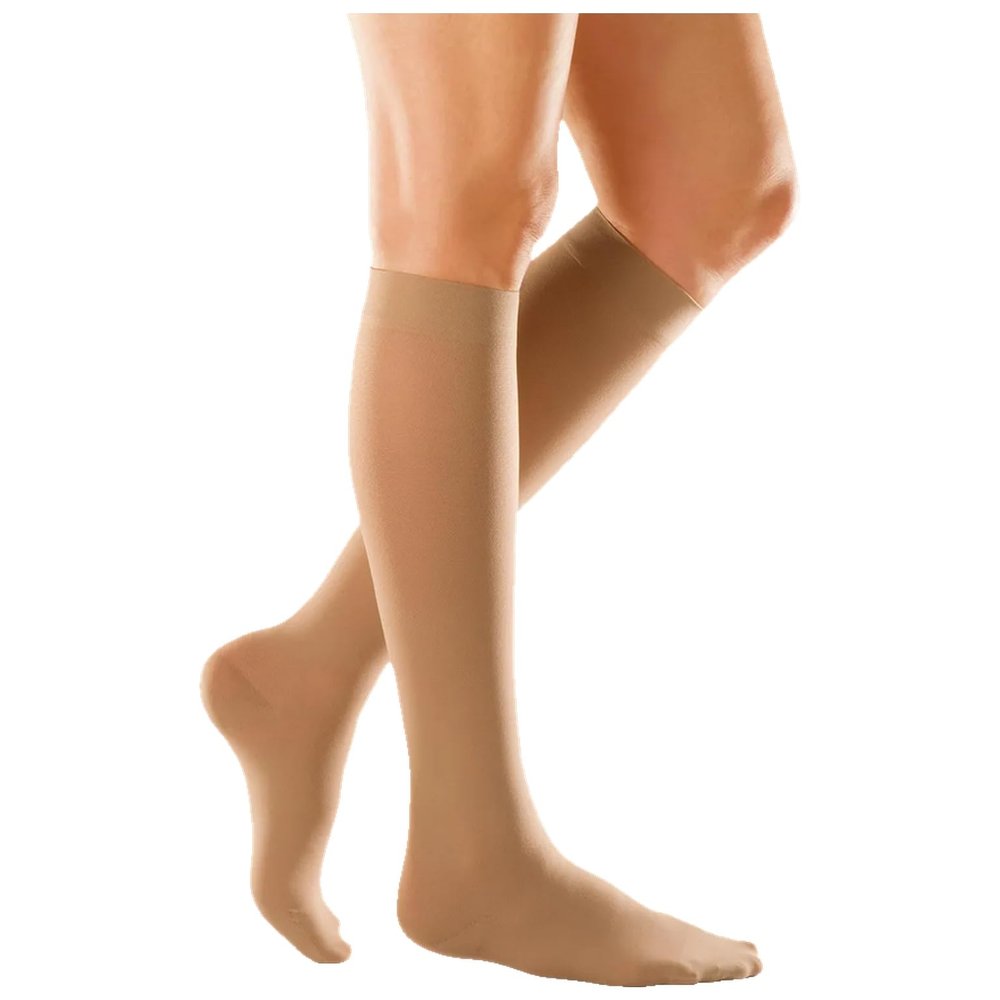 medi duomed basic Opaque Compression Knee-High Stockings | CCL 2 | Size III | Black | Open Toe | Short | Without Top Band | Durable