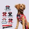 budiniao Puppy Harness Leash Set, Red/M view 4