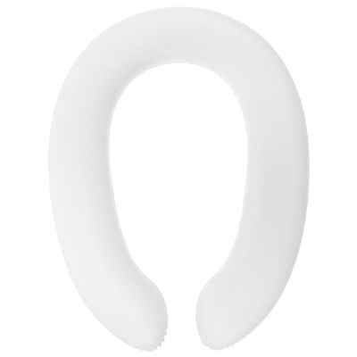 Boys' and Girls' PU Toilet Seat Cushion with Step, White, for Home