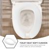 Boys' and Girls' PU Toilet Seat Cushion with Step, White, for Home view 3